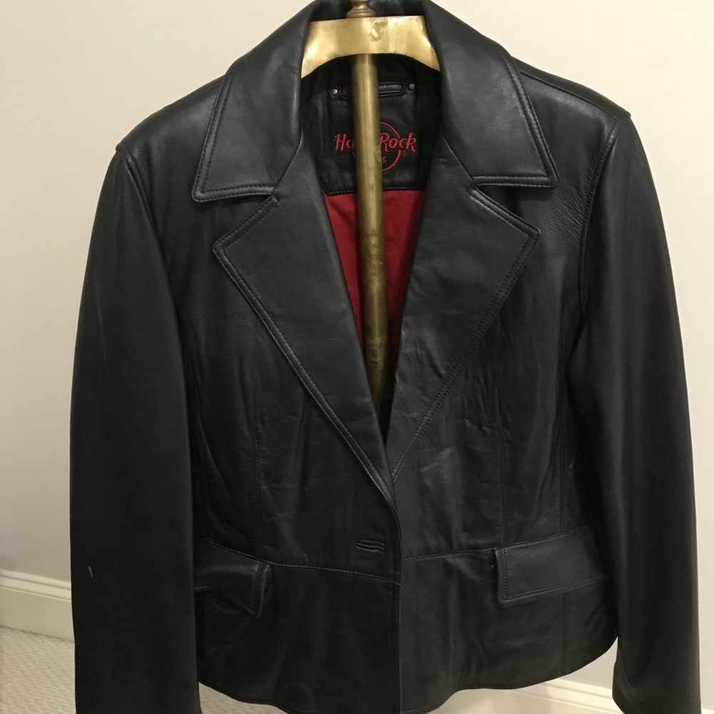 Women’s Black Leather Jacket